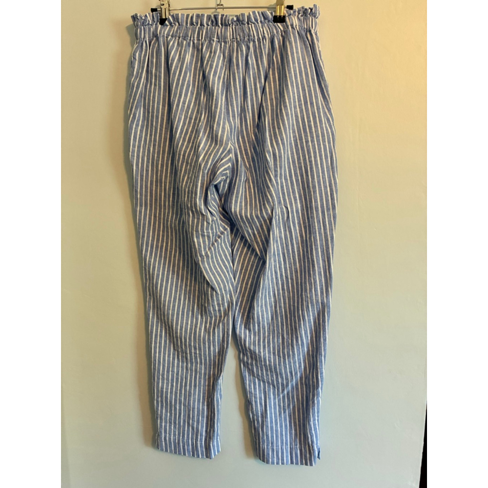 0186 Size Medium Florencio Tie Waist Wide Leg Pants - Picture 7 of 11